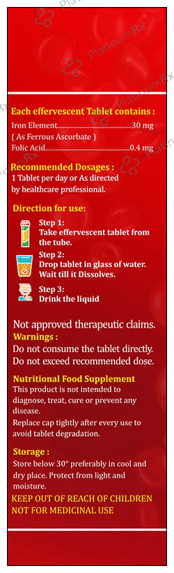 Heamen Fizz Effervescent Lemon Flavour Tablet 20s