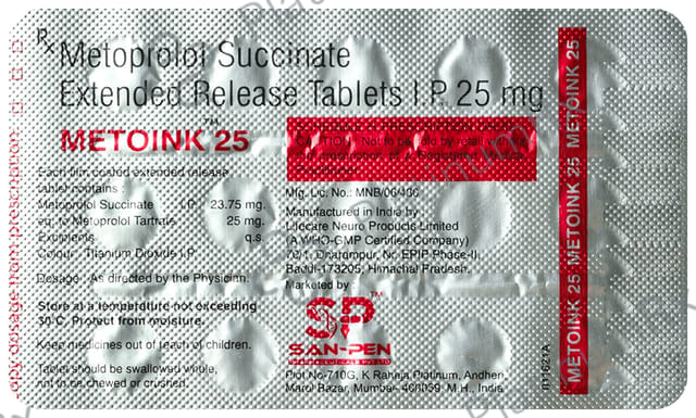Metoink 25 Tablet ER 15s