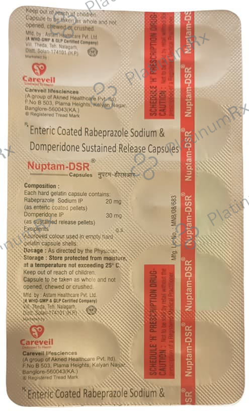 Nuptam DSR Capsule 10s