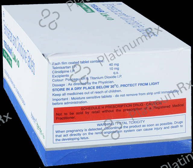 Telsar LN 10 10/40mg Tablet 10s