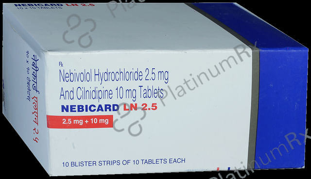 Nebicard LN 10/2.5mg Tablet 10s