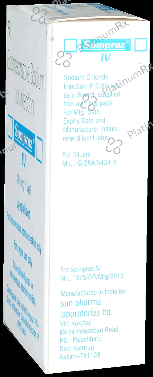 Sompraz 40mg Injection 1s