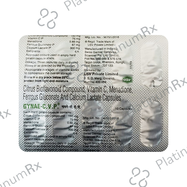 Gynae C.V.P Capsule 10s