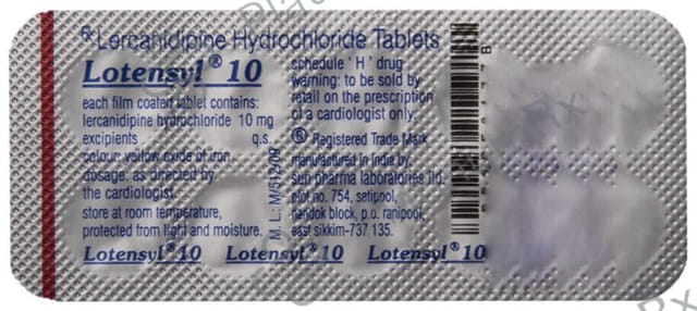 Lotensyl 10mg Tablet 10s