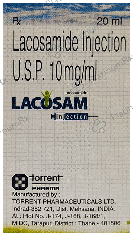 Lacosam 10mg Injection 20ml