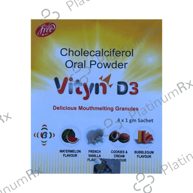 Vityn D3 Granule Sugar Free 4X1gm