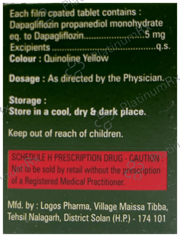Justdapa 5mg Tablet