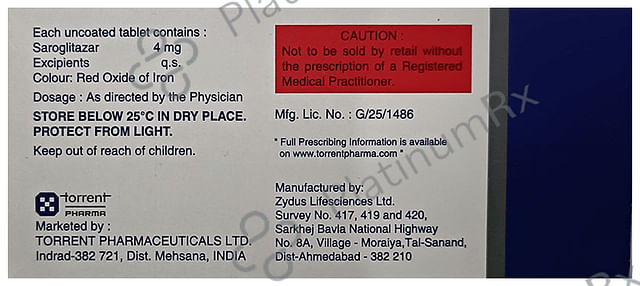 Vorxar 4mg Tablet 10s