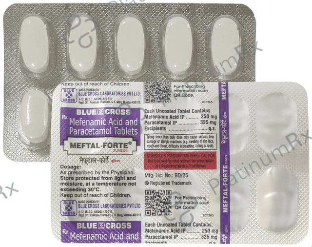 Meftal Forte Junior Tablet 10s