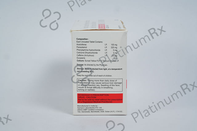 Aldigesic Cold &Flu Tablet 10s