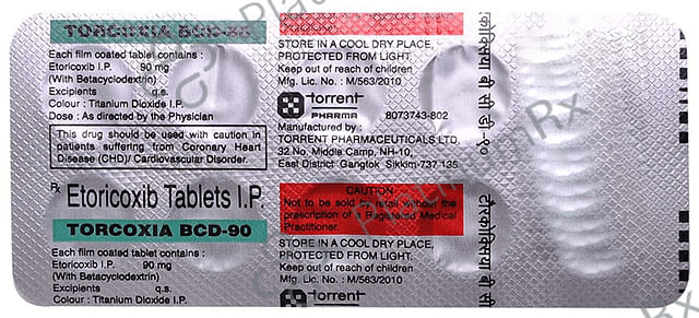 Torcoxia BCD 90mg Tablet 10s