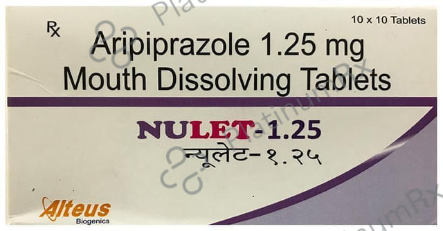 Nulet 1.25mg Tablet MD 15s