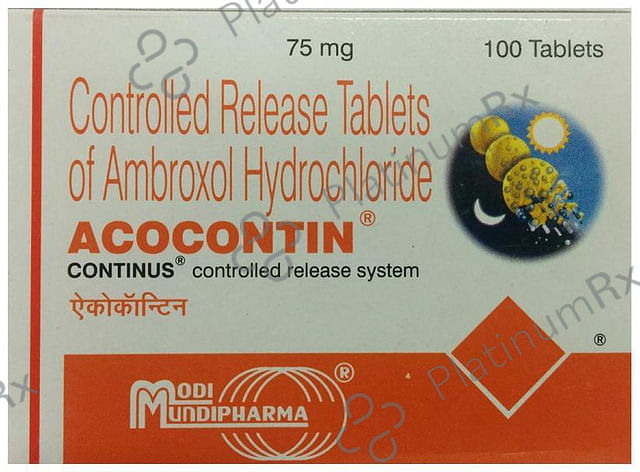 Acocontin 75mg Tablet CR 10s