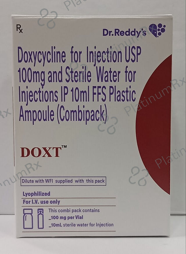 Doxt Injection 100mg Combipack 1s