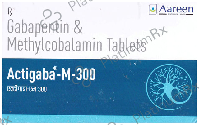 Actigaba M 300mg/500mcg Tablet 10s