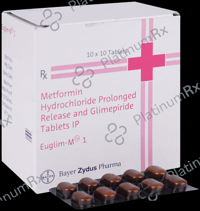 Euglim M 1/500mg Tablet PR 10s