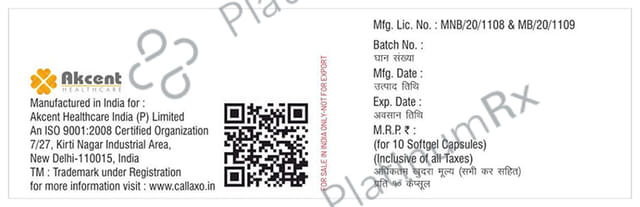 Callaxo-BD Soft Gelatin Capsule