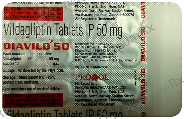 Diavild 50mg Tablet 15s