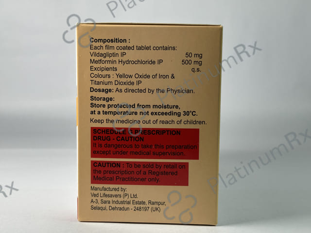 Vildavista M 500mg Tablet 15s