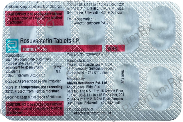 Fortius 10mg Tablet 10s