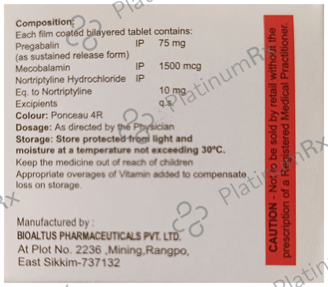 Nuromet NP Tablet SR 10s