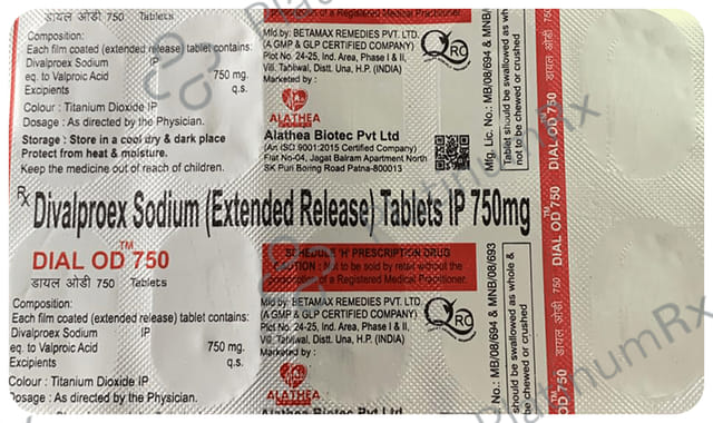 Dial OD 750 Tablet ER 10s