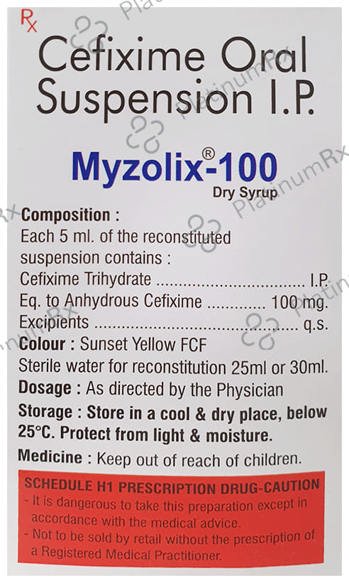 Myzolix 100mg Dry Syrup