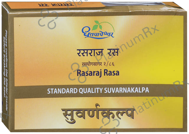 Dhootapapeshwar Rasaraj Rasa Standard Quality Suvarnakalpa Tablet 10 tablets