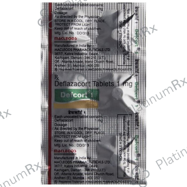 Defcort 1mg Tablet 6s