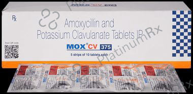 Mox CV 375mg Tablet 10s