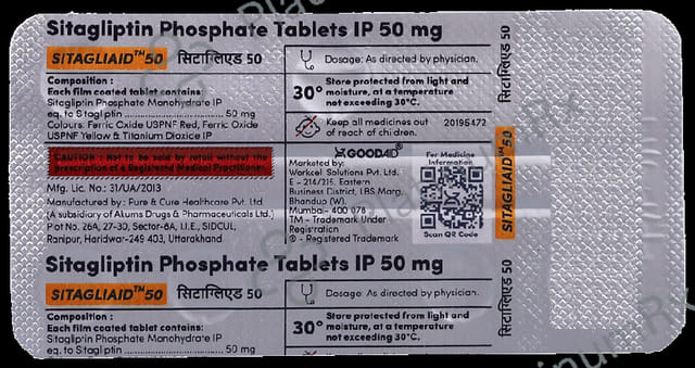 Sitagliaid 50 Tablet