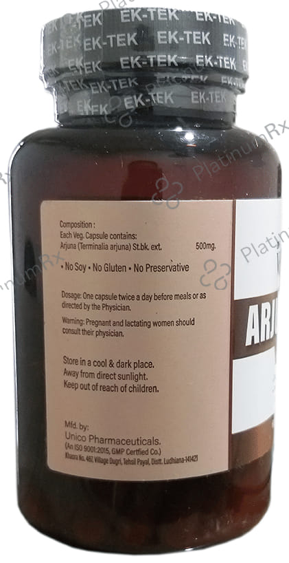 Ek-Tek Vedaz Arjuna Veggie Capsule