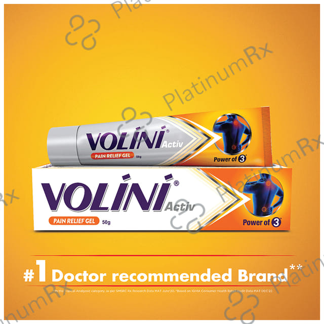 Volini Activ Pain Relief Gel 50gm