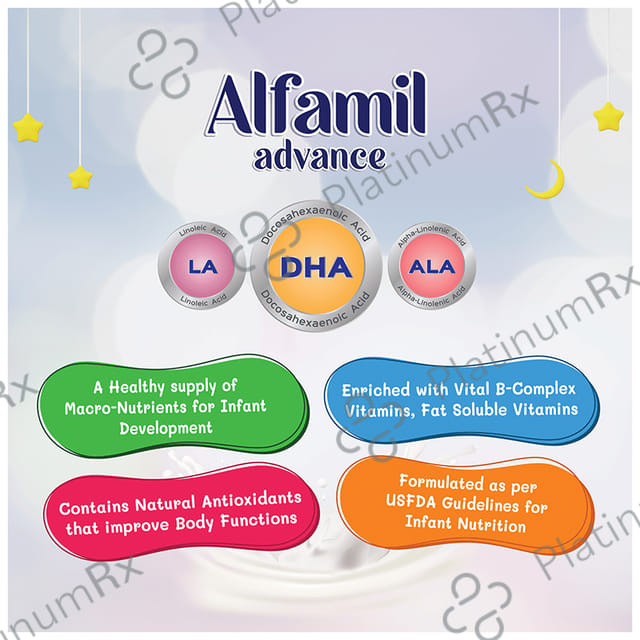 Evexia Alfamil Infant Formula with Omega 3-6-9 (Upto 6 Months)