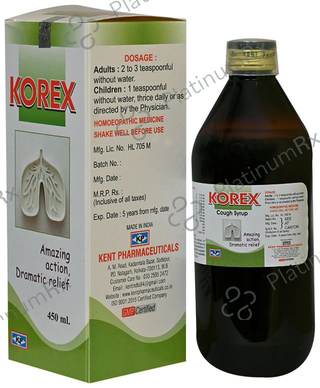 Kent's Korex Syrup 450 ml