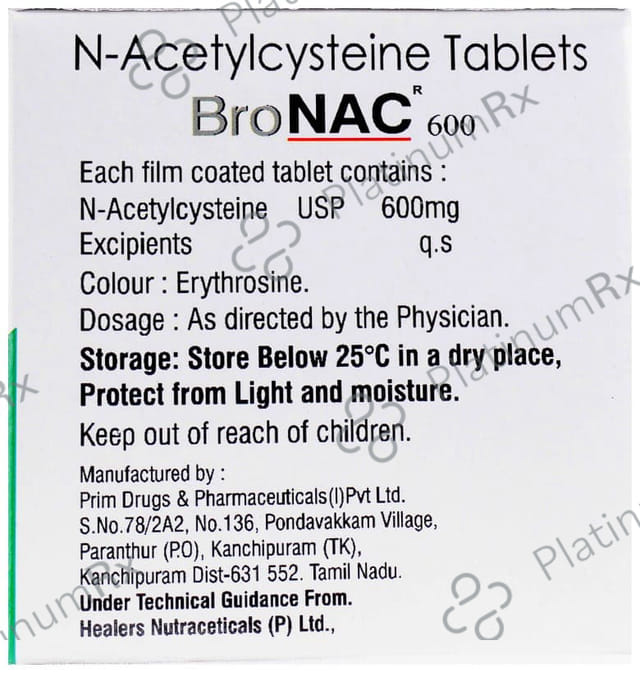 Bronac 600mg Tablet 10s
