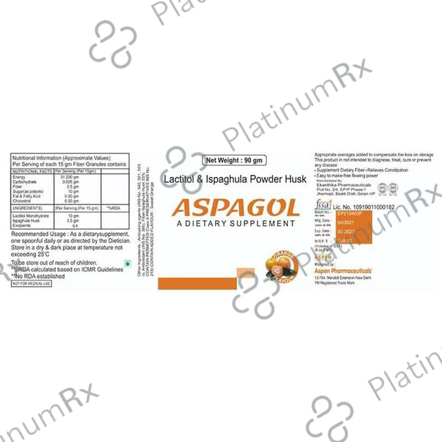 Aspagol Powder Husk Orange