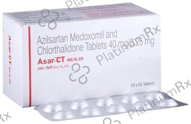 Asar CT 40/6.25mg Tablet 10s