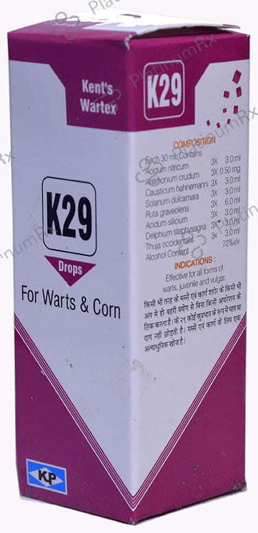 Kent's K29 Warts & Corn Oral Drops