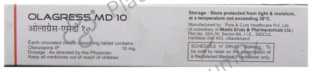Olagress MD 10mg Tablet 10s