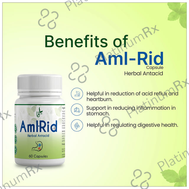 BVG Life Sciences Aml-Rid Herbal Antacid Capsule 30 capsules