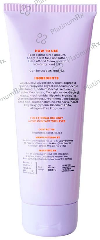 Foxtale SPF 50 Sunscreen with Vitamin C & Niacinamide Cream 50ml