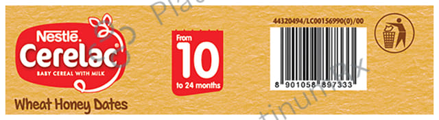 Nestle Cerelac Baby (10 months+) Cereal with Milk, Iron, Vitamins & Minerals - Wheat Honey Dates
