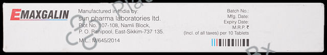 Emaxgalin 75mg/60mg Tablet