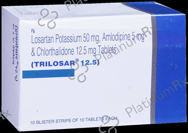 Trilosar 12.5/50/5mg Tablet 10s