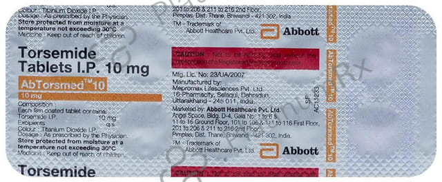 Abtorsmed 10mg Tablet 10s