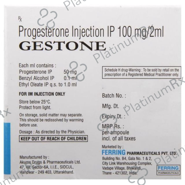 Gestone 100mg Injection 2ml