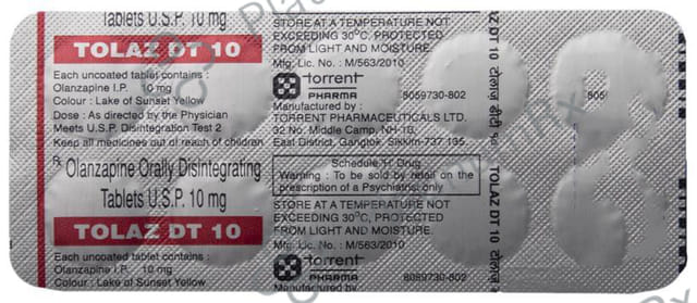 Tolaz DT 10mg Disintegrating strip 10s