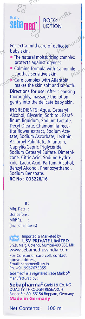 Sebamed Baby Body Lotion 100ml