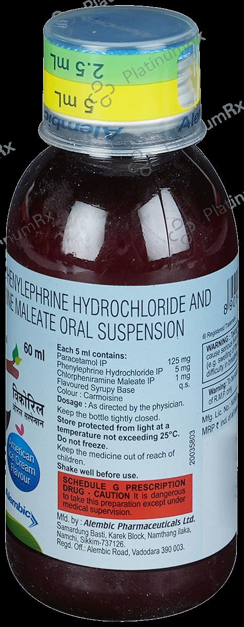 Wikoryl Oral Suspension American Ice Cream